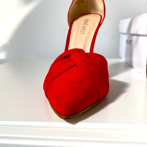 NWB! Nine West Red Heels! - Picture 2 of 8